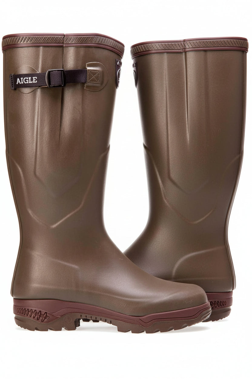 Neoprene Lined Anti-Fatigue Wellington Boot - Khaki
