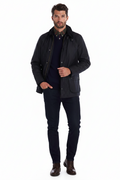 Mens Wax Jacket - Navy