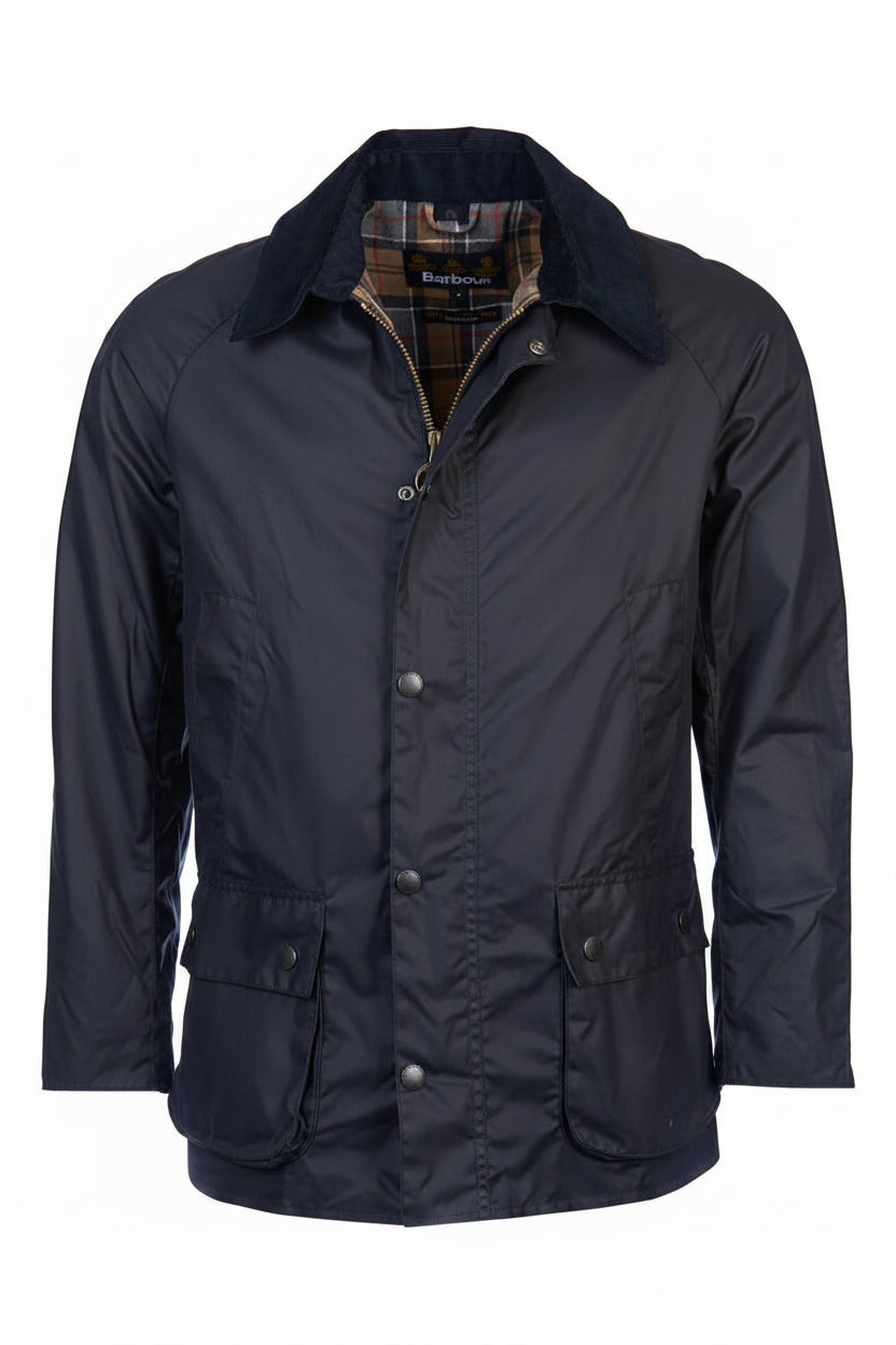 Mens Wax Jacket - Navy