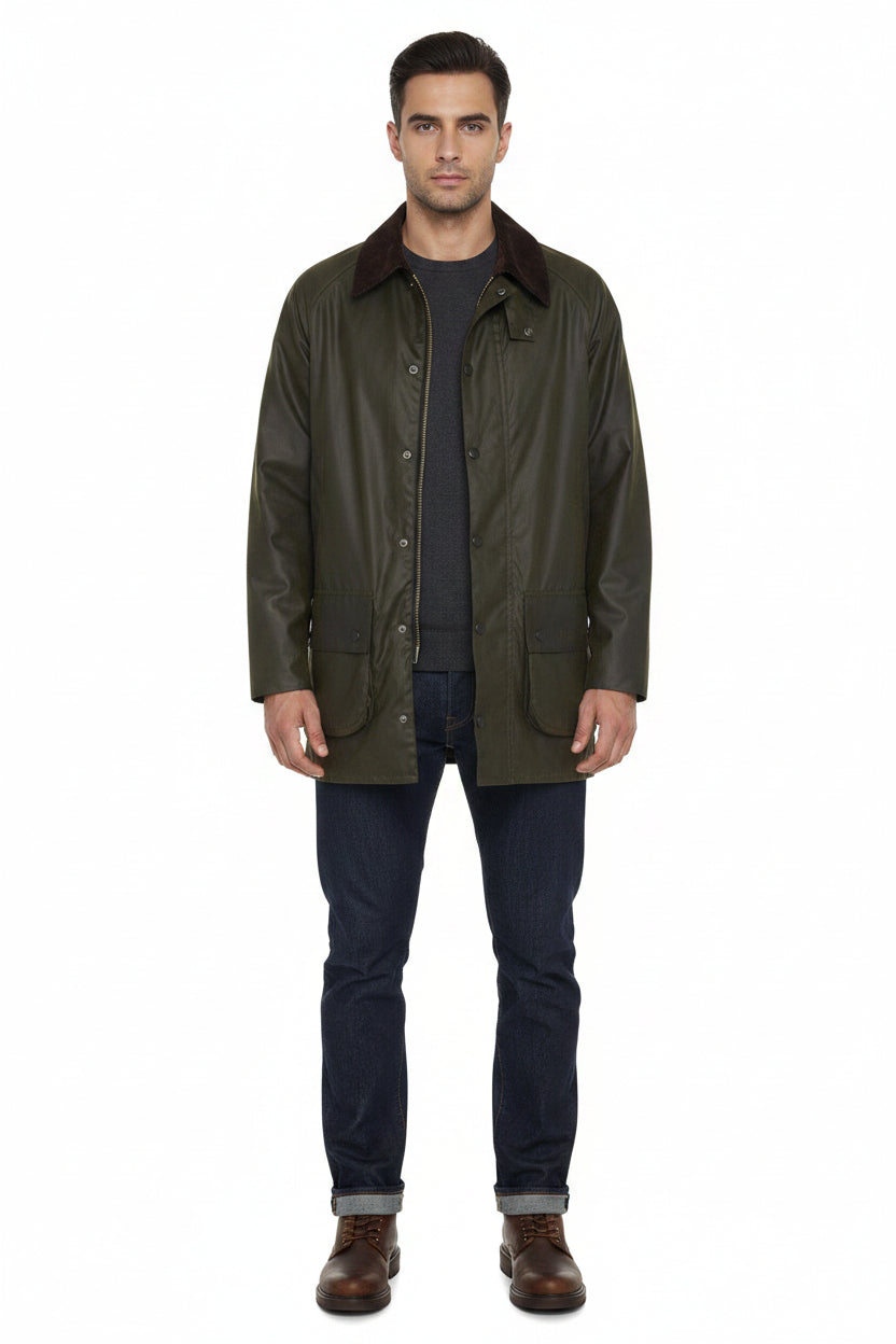 Mens Wax Jacket - Archive Olive