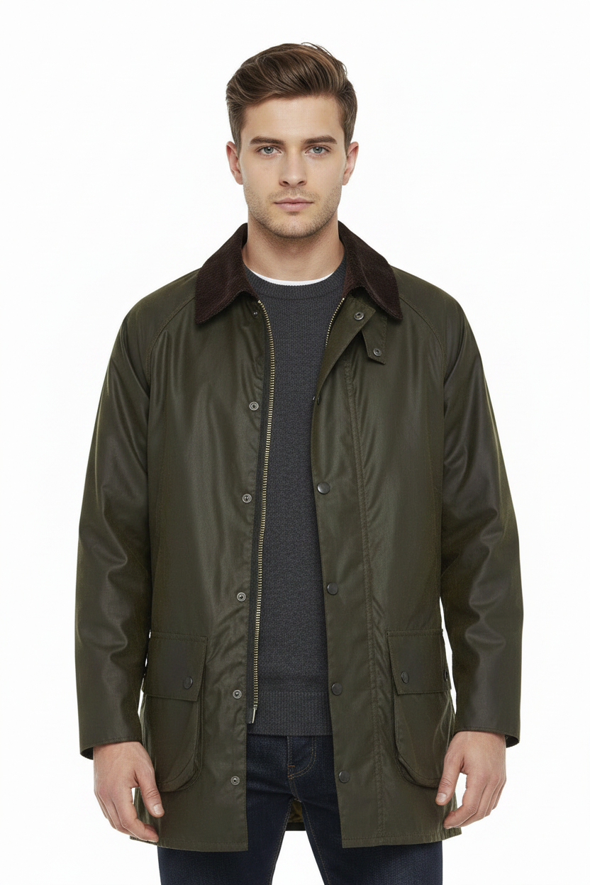 Mens Wax Jacket - Archive Olive