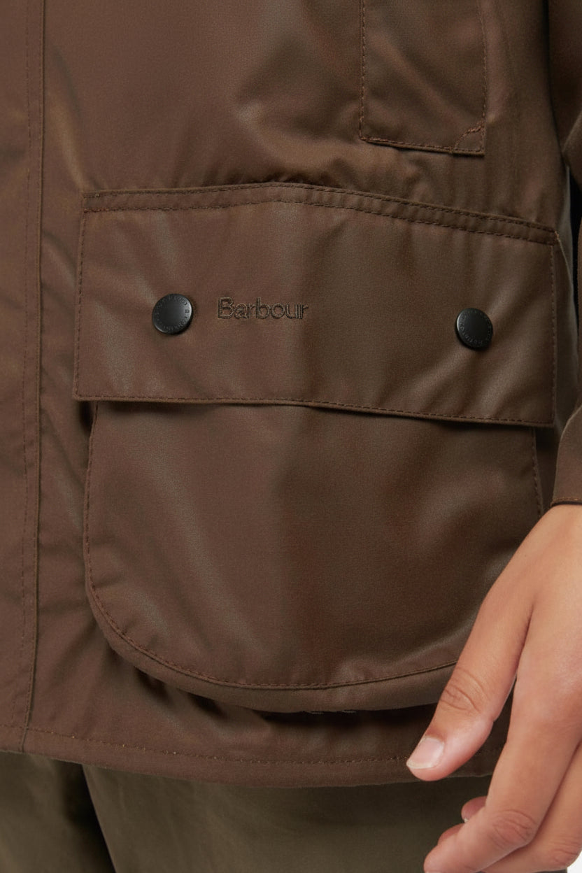 Mens Wax Jacket - Bark