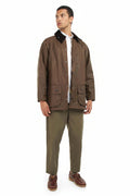 Mens Wax Jacket - Bark