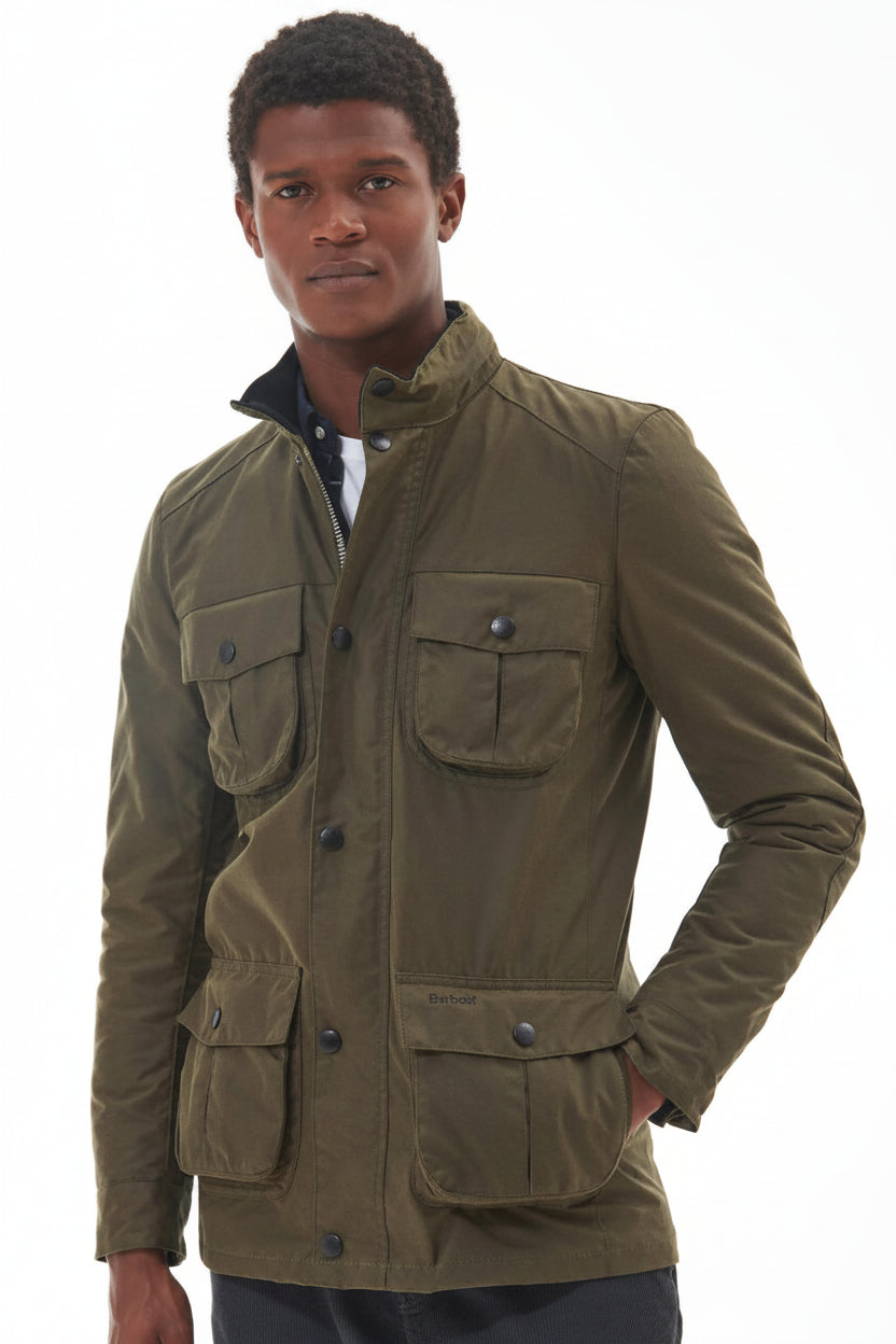 Mens Wax Jacket - Beech