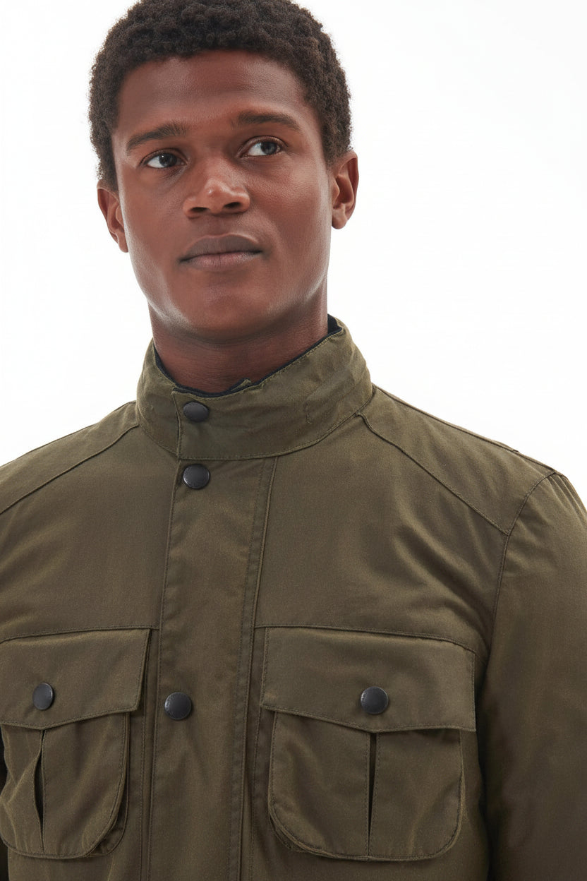 Mens Wax Jacket - Beech