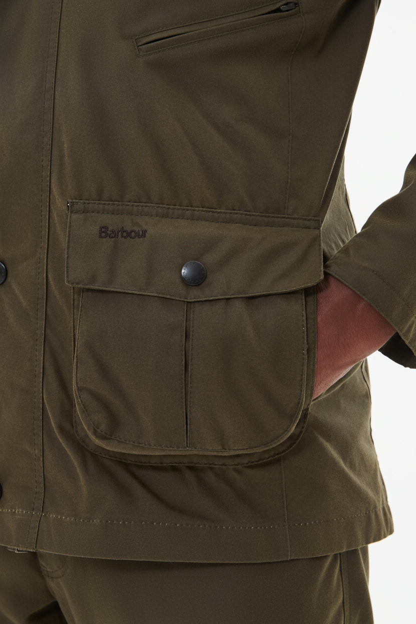 Mens Wax Jacket - Beech