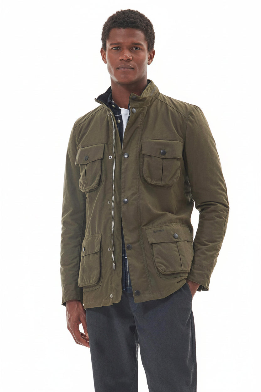 Mens Wax Jacket - Beech