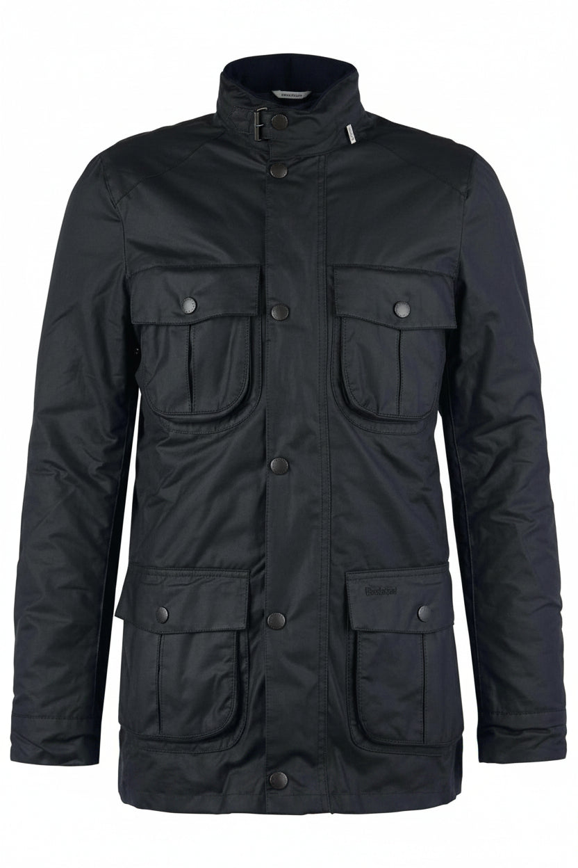 Mens Wax Jacket - Black