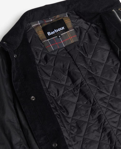 Mens Wax Jacket - Black