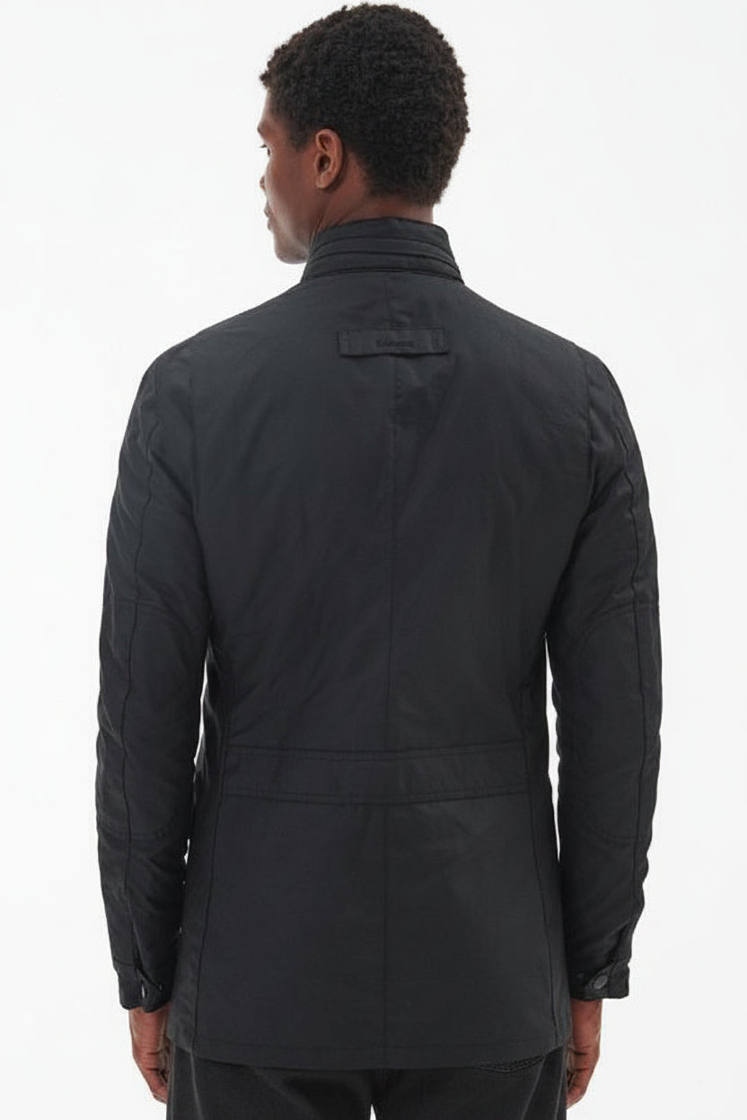 Mens Wax Jacket - Black