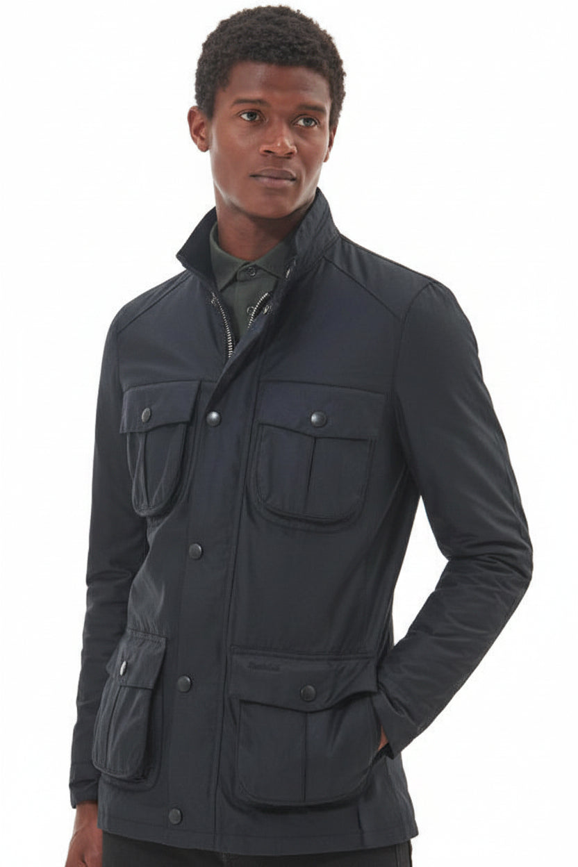 Mens Wax Jacket - Black
