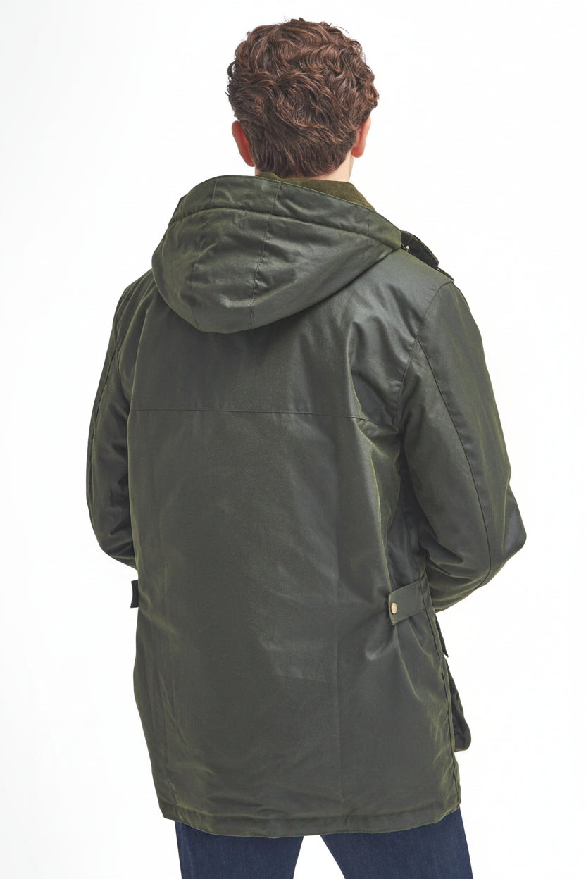 Womens Waxed Jacket - Fern