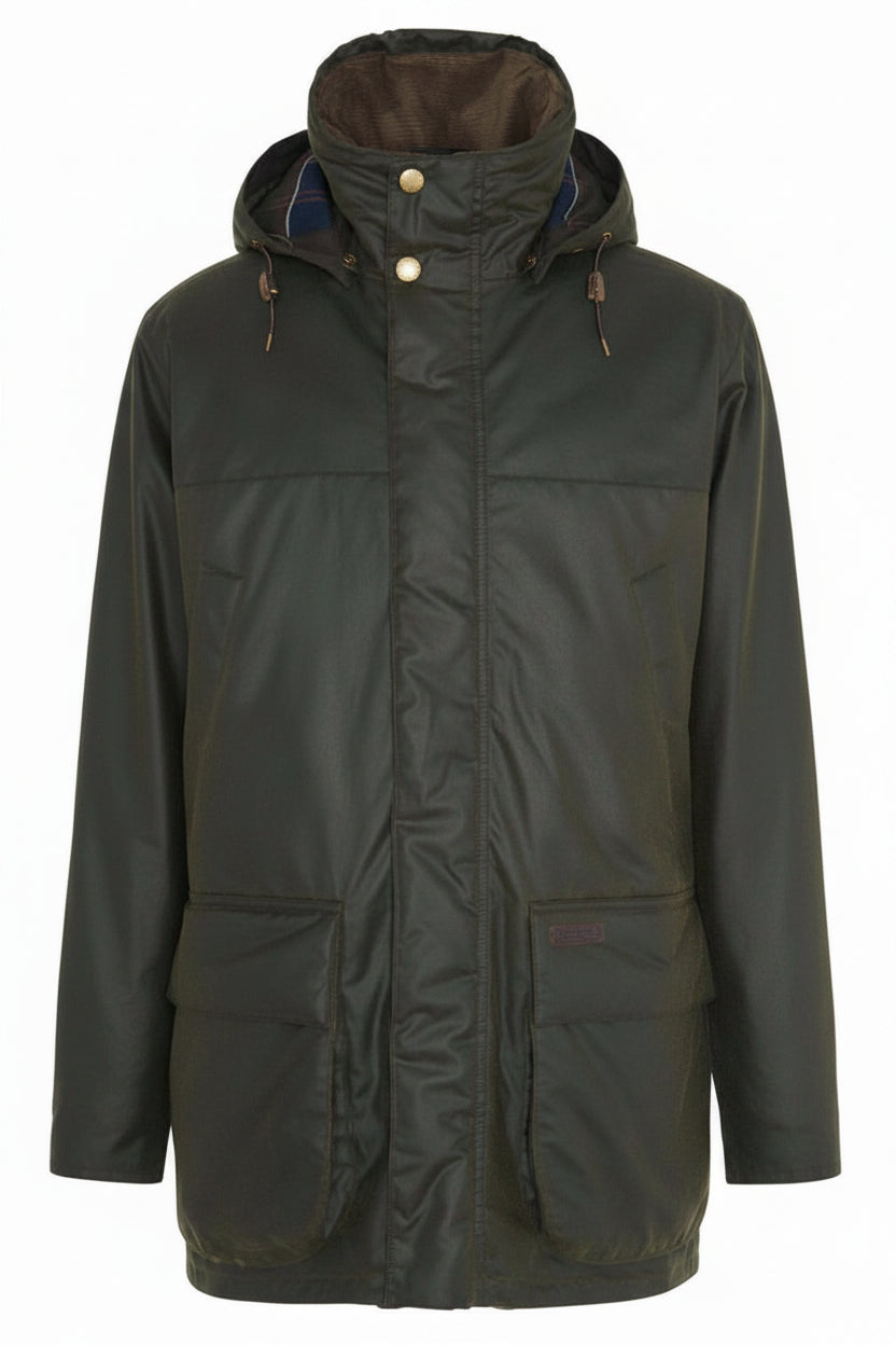 Womens Waxed Jacket - Fern