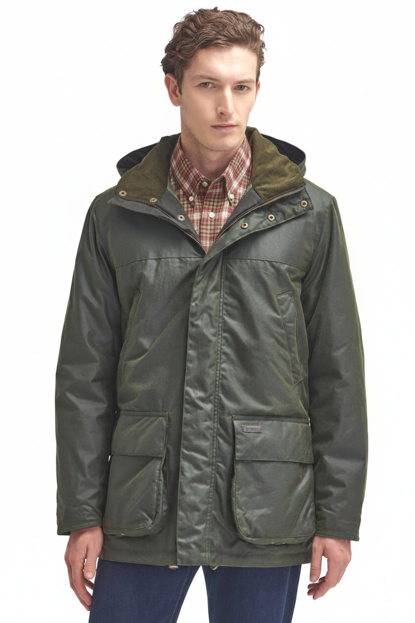 Womens Waxed Jacket - Fern