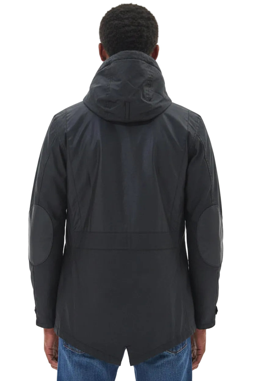 Mens Wax Parka - Black