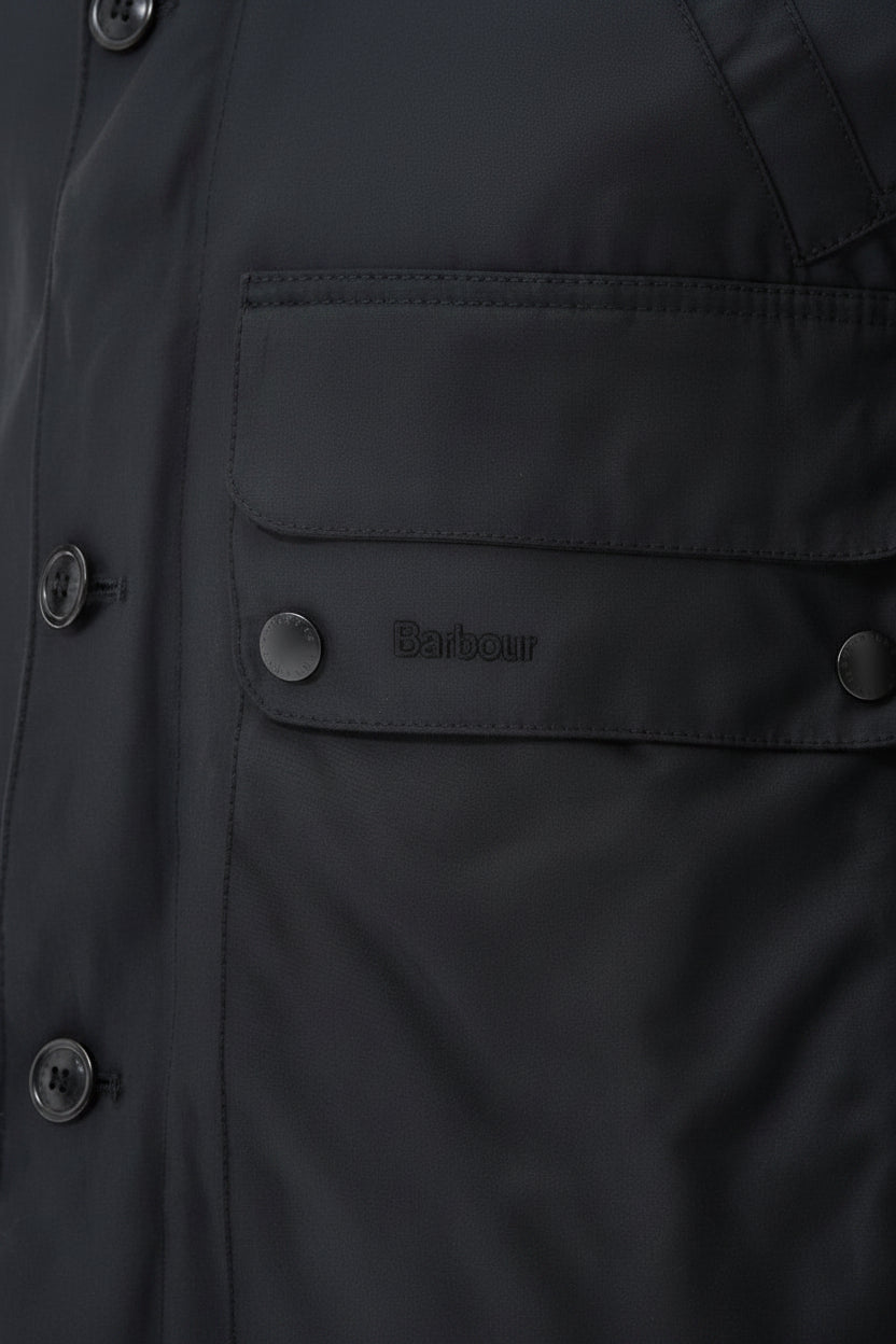 Mens Wax Parka - Black
