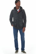 Mens Wax Parka - Black