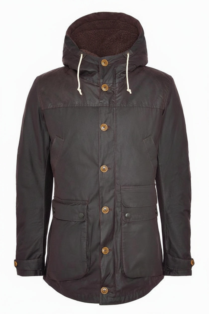 Mens Wax Parka - Rustic