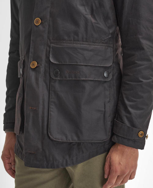 Mens Wax Parka - Rustic