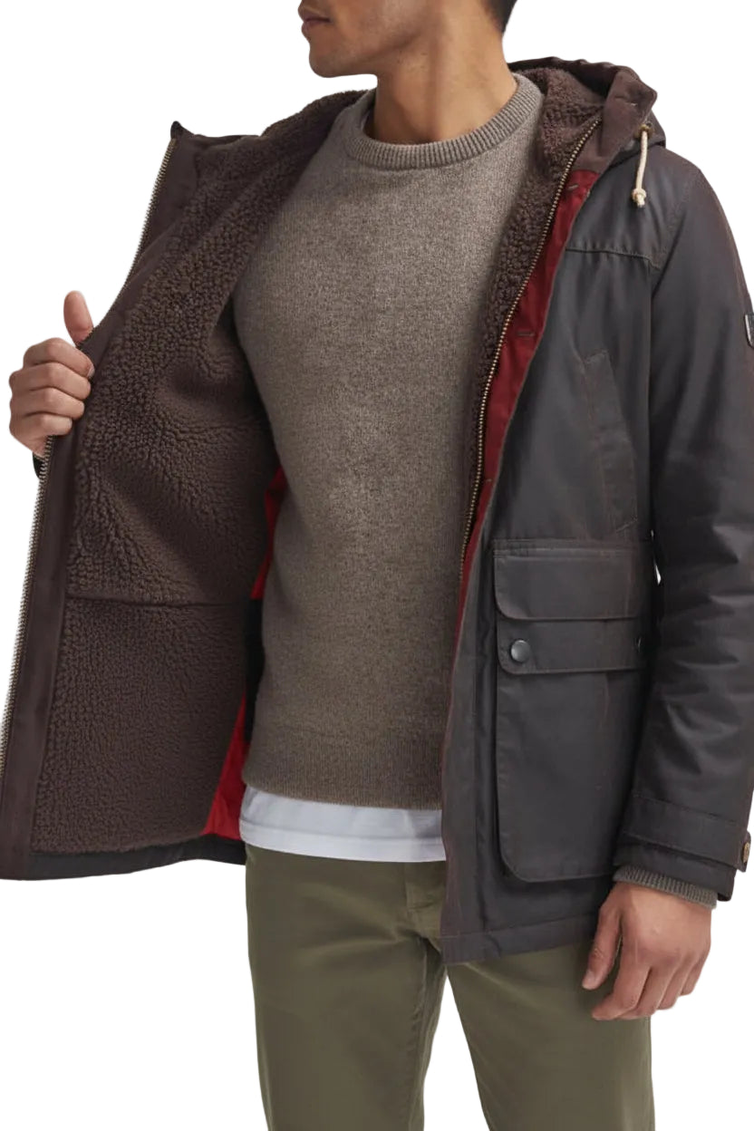 Mens Wax Parka - Rustic