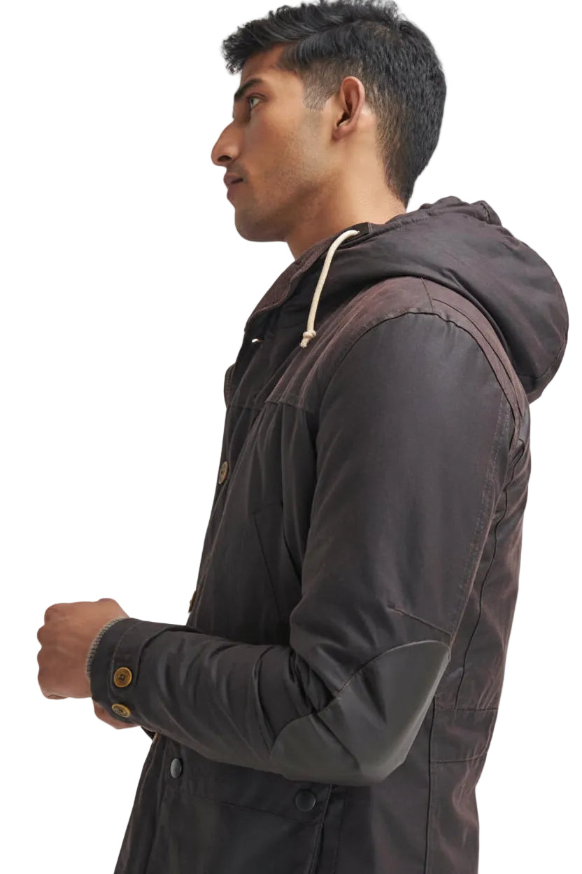 Mens Wax Parka - Rustic