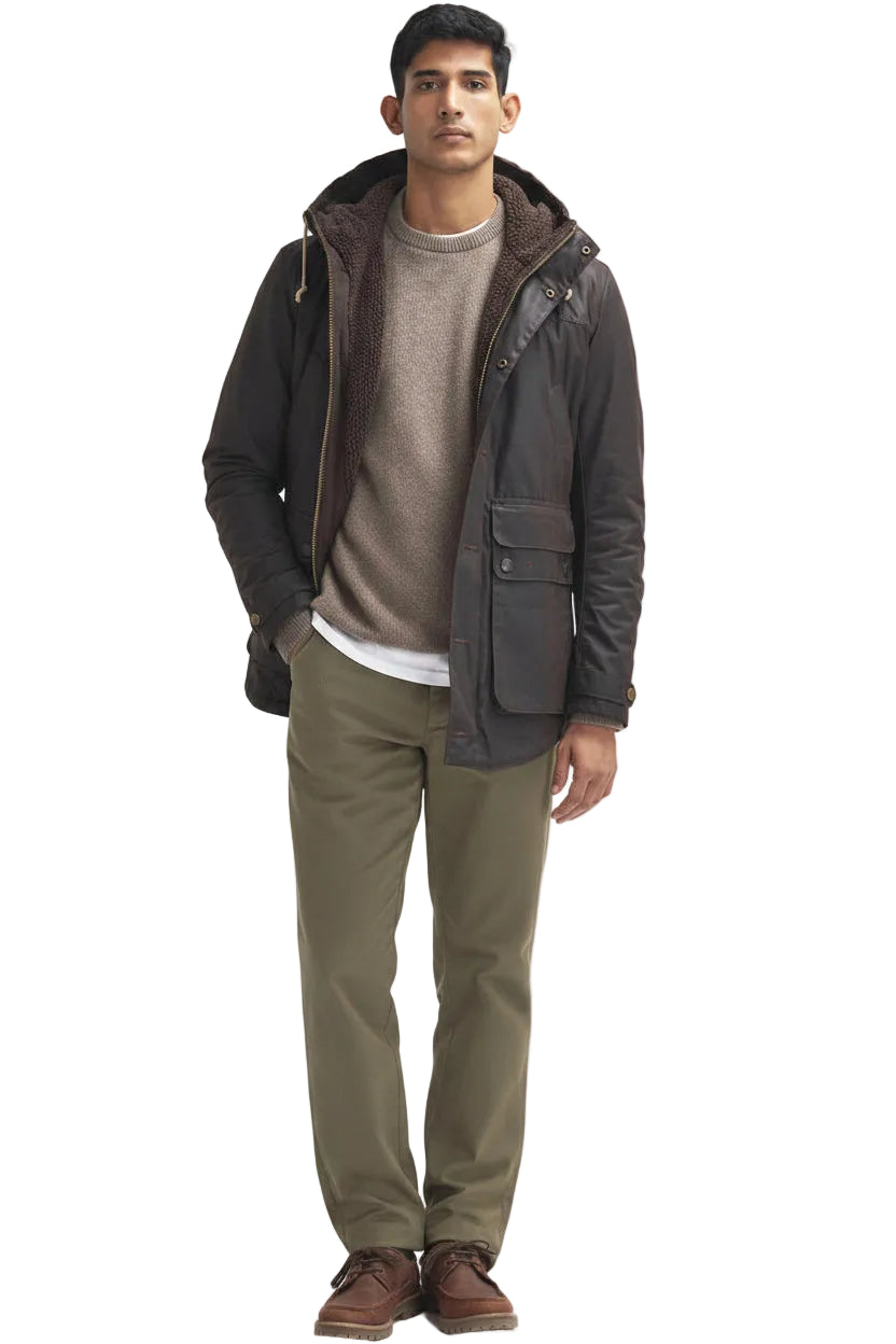 Mens Wax Parka - Rustic