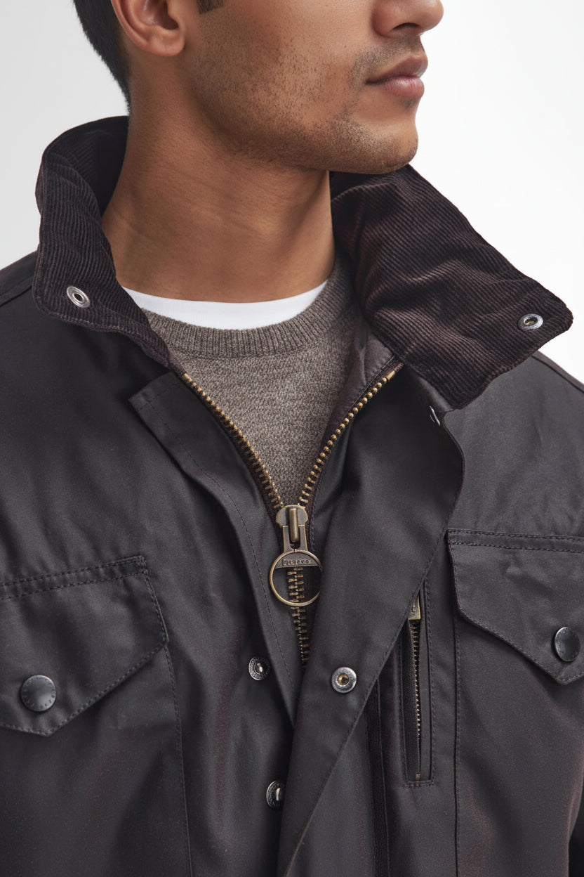 Mens Wax Jacket - Rustic