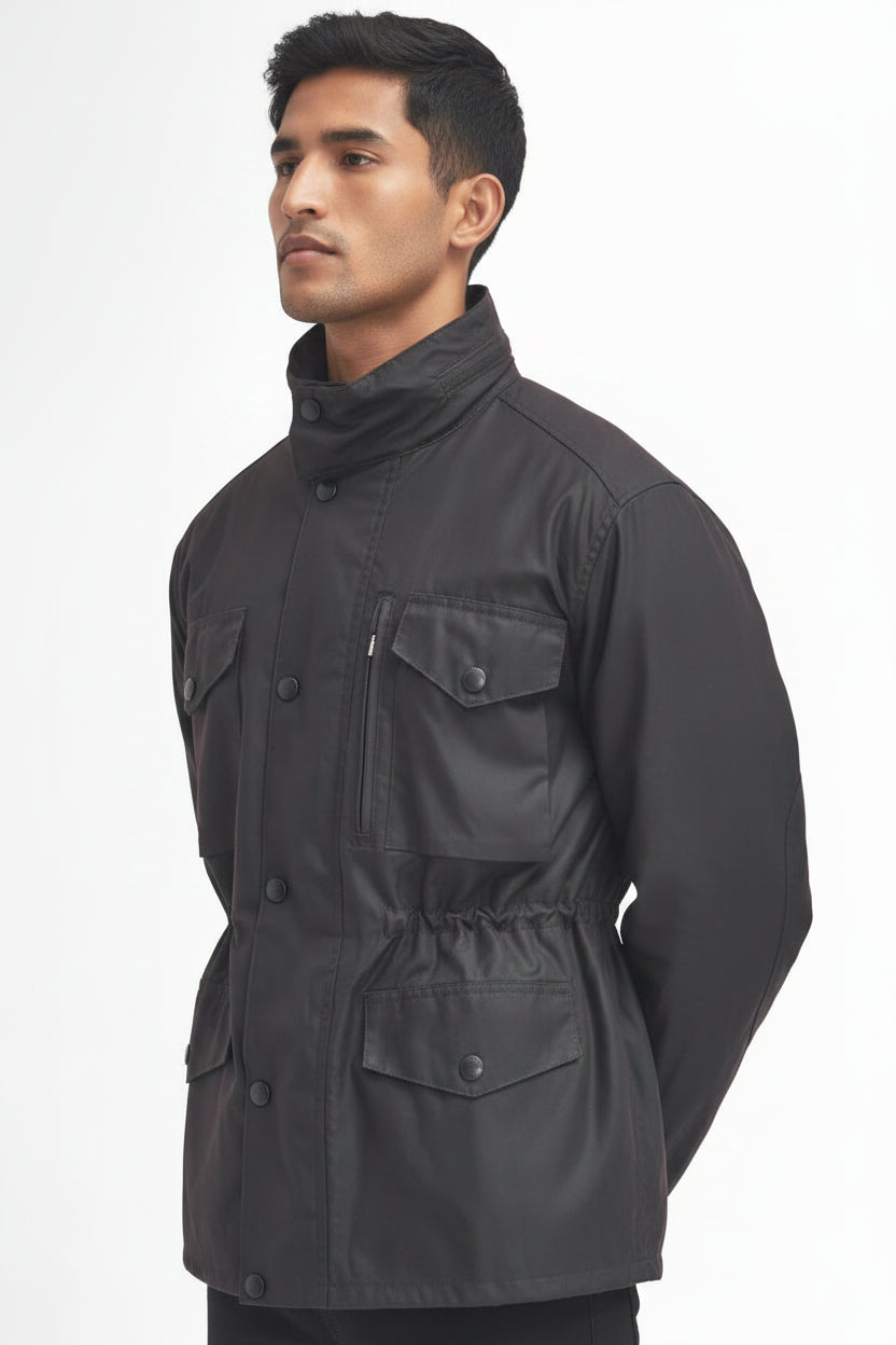 Mens Wax Jacket - Rustic