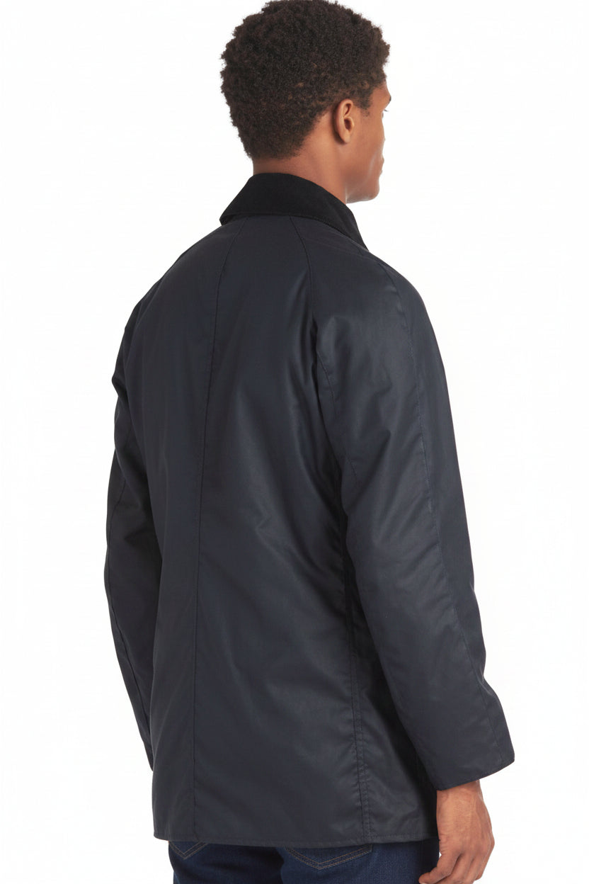 Mens Waxcotton Coat - Navy