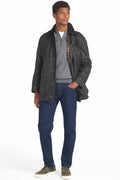 Mens Waxcotton Coat - Navy