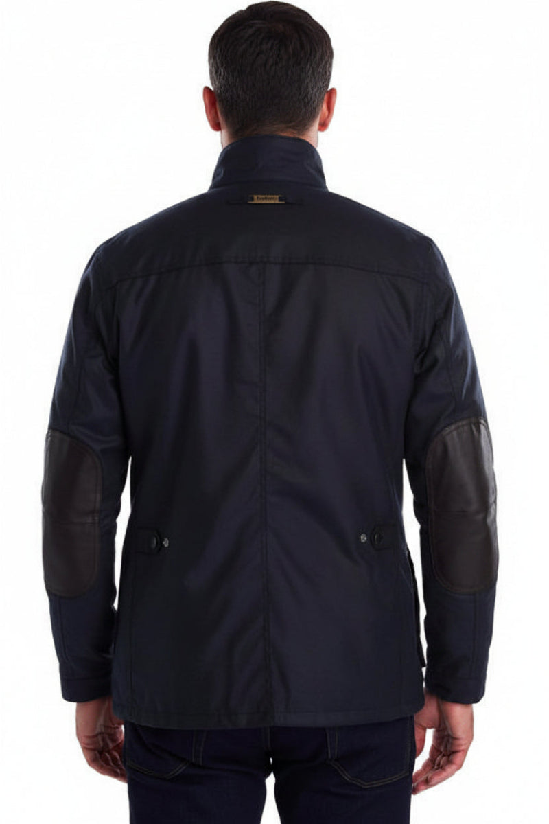 Mens Wax Jacket - Navy