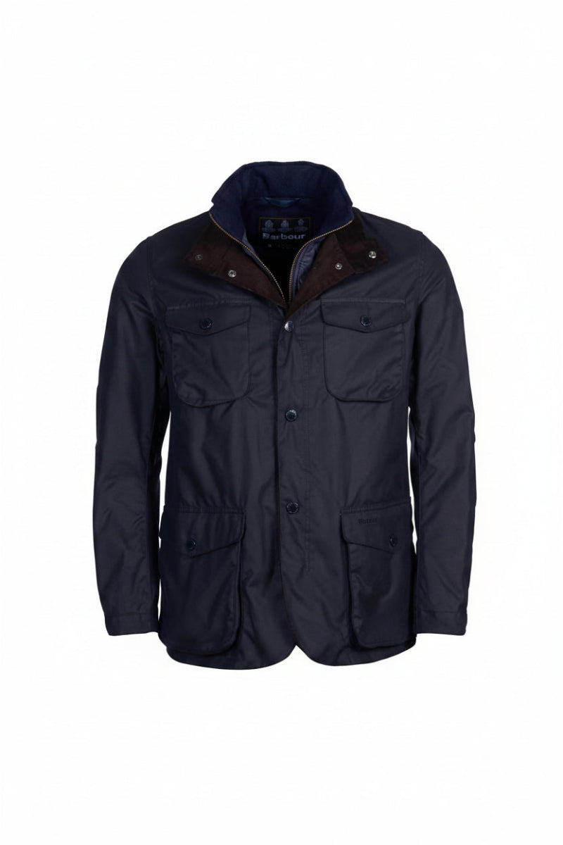 Mens Wax Jacket - Navy