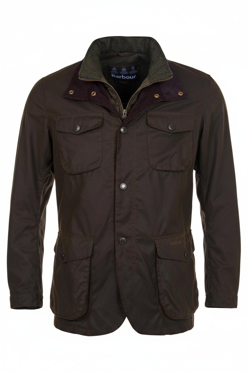 Mens Wax Jacket - Olive