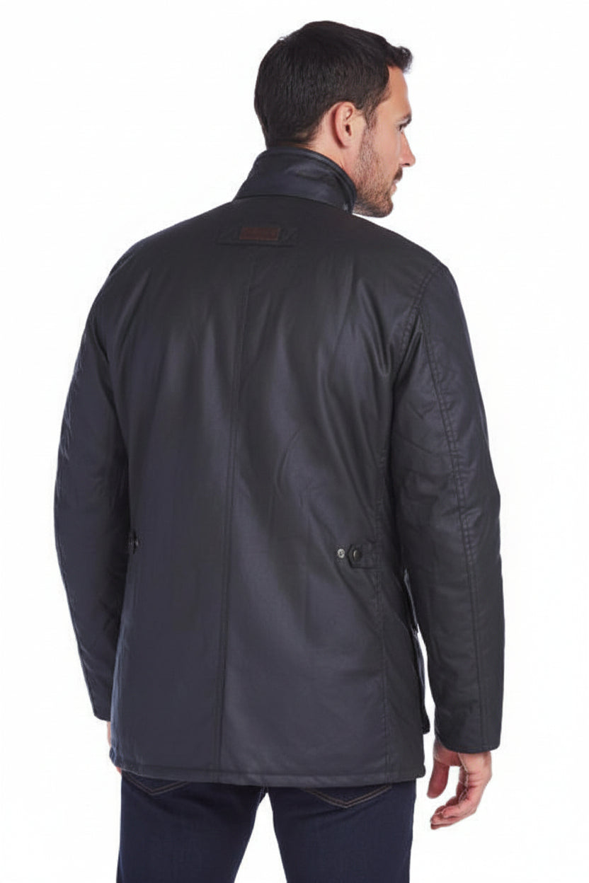 Mens Wax Jacket - Navy