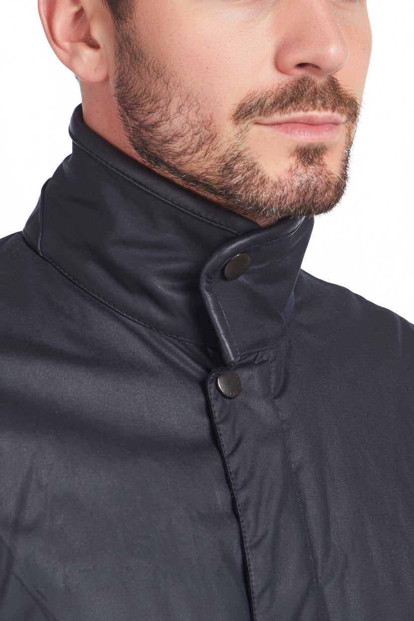 Mens Wax Jacket - Navy