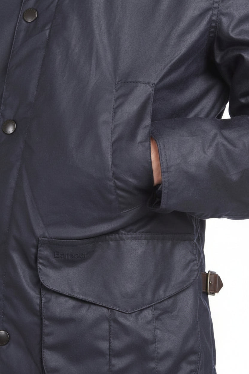 Mens Wax Jacket - Navy