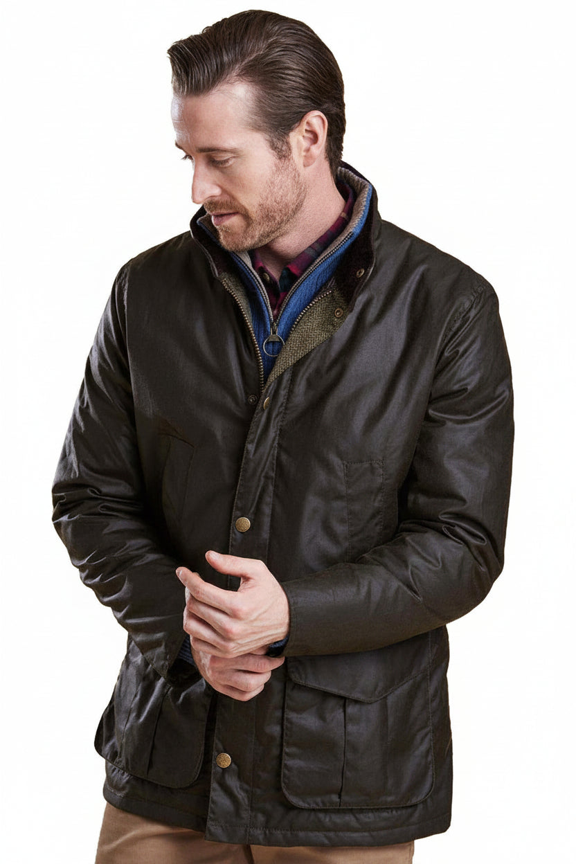 Mens Wax Jacket - Rustic