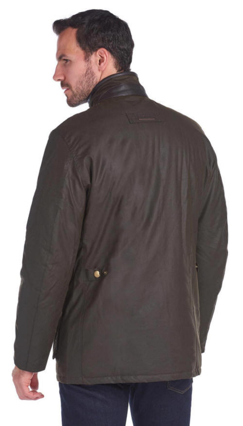 Mens Wax Jacket - Olive
