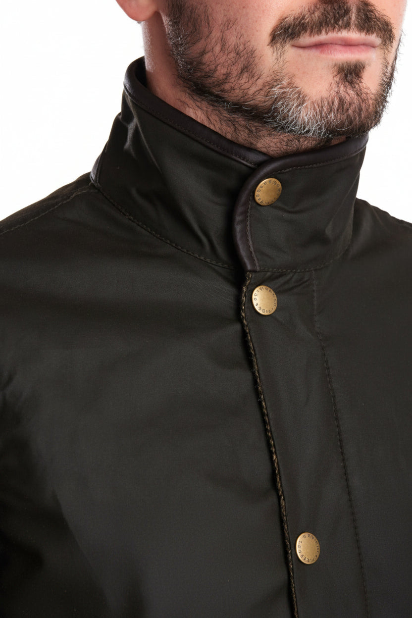 Mens Wax Jacket - Olive