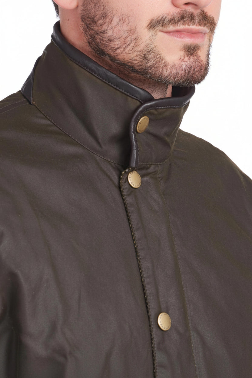 Mens Wax Jacket - Olive