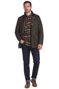 Mens Wax Jacket - Olive