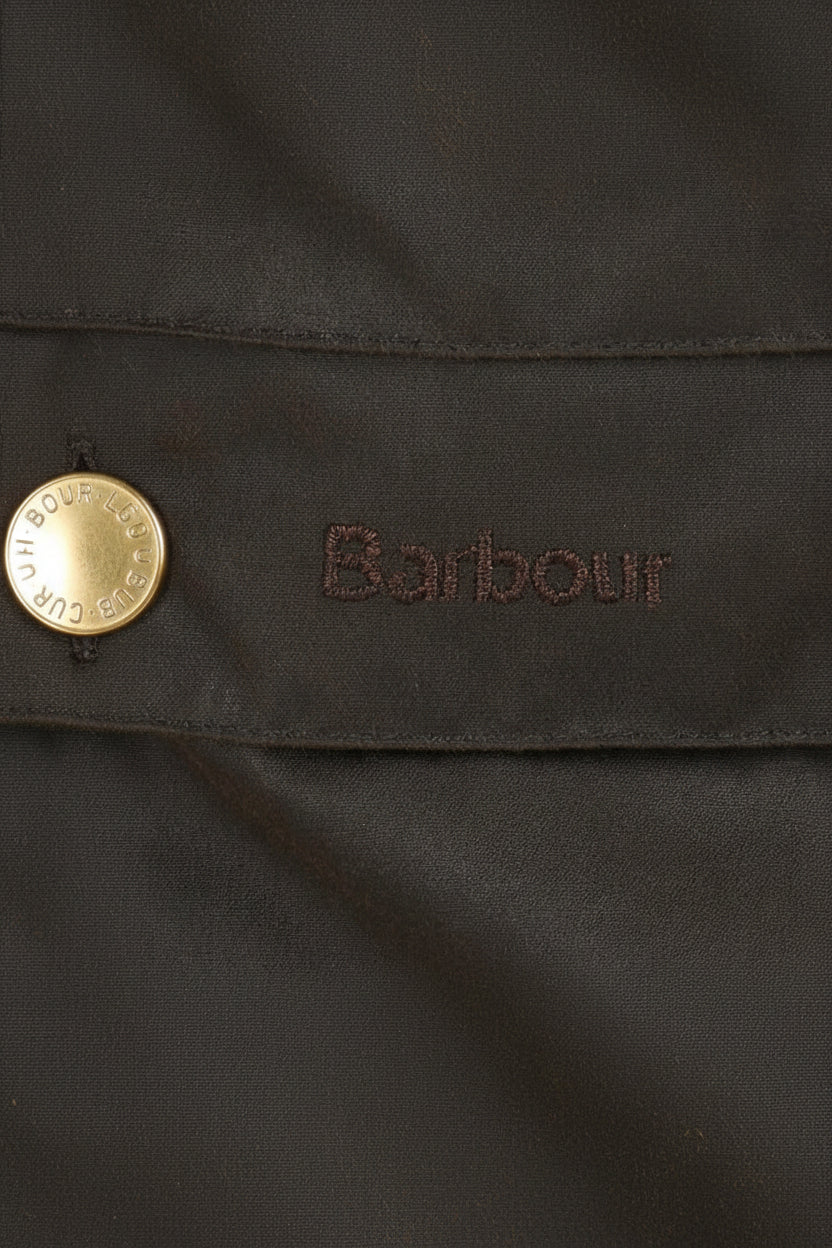 Mens Wax Parka - Olive