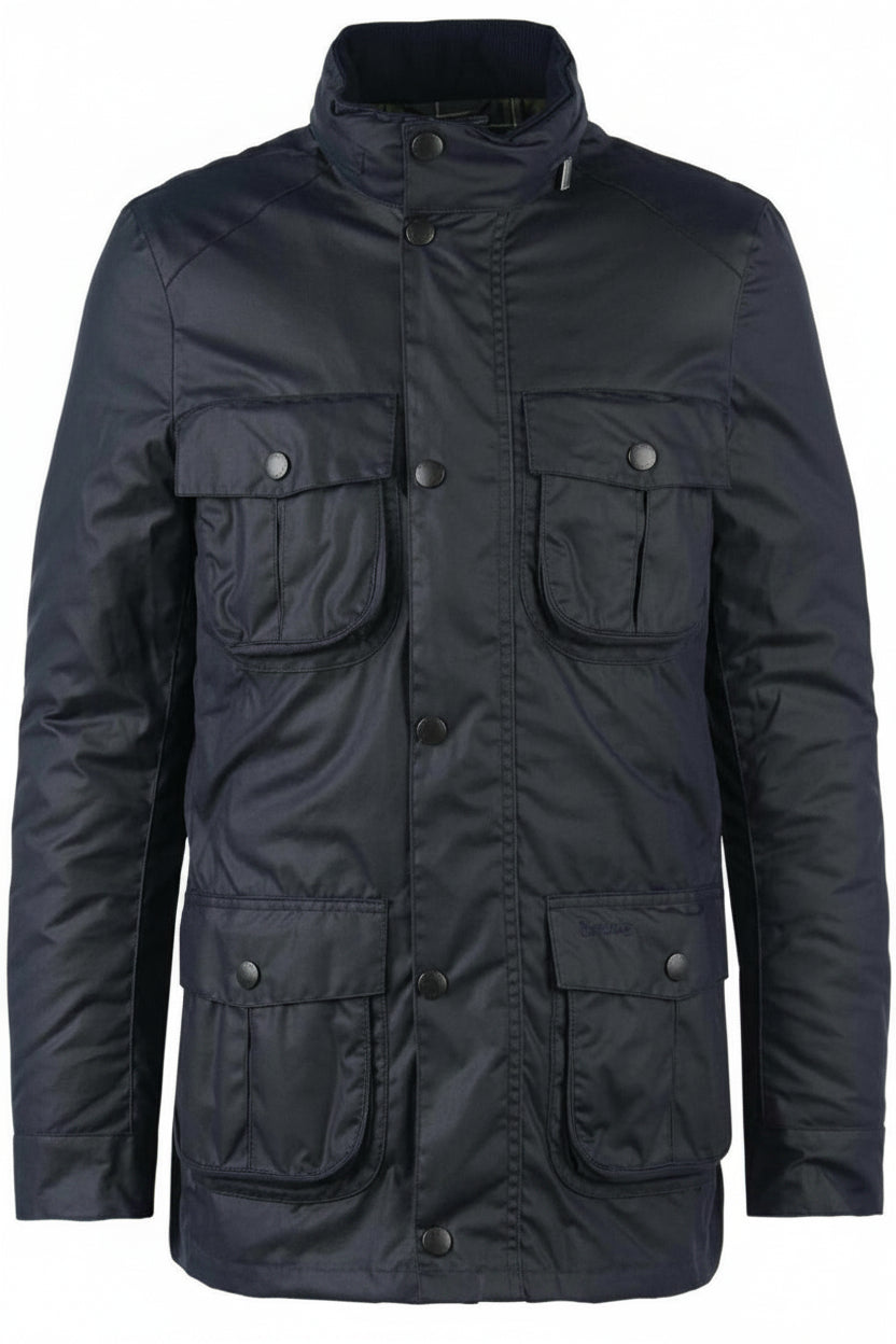 Mens Wax Jacket - Navy