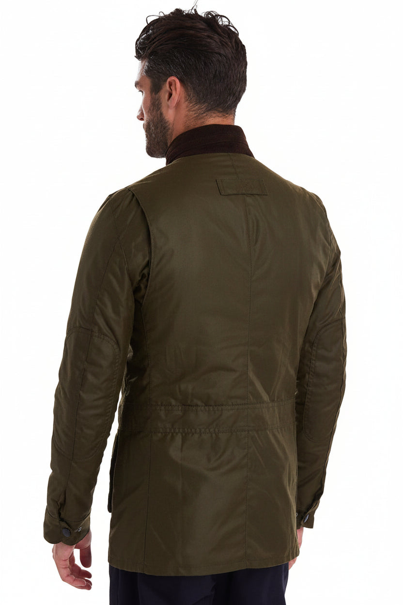 Mens Wax Jacket - Olive
