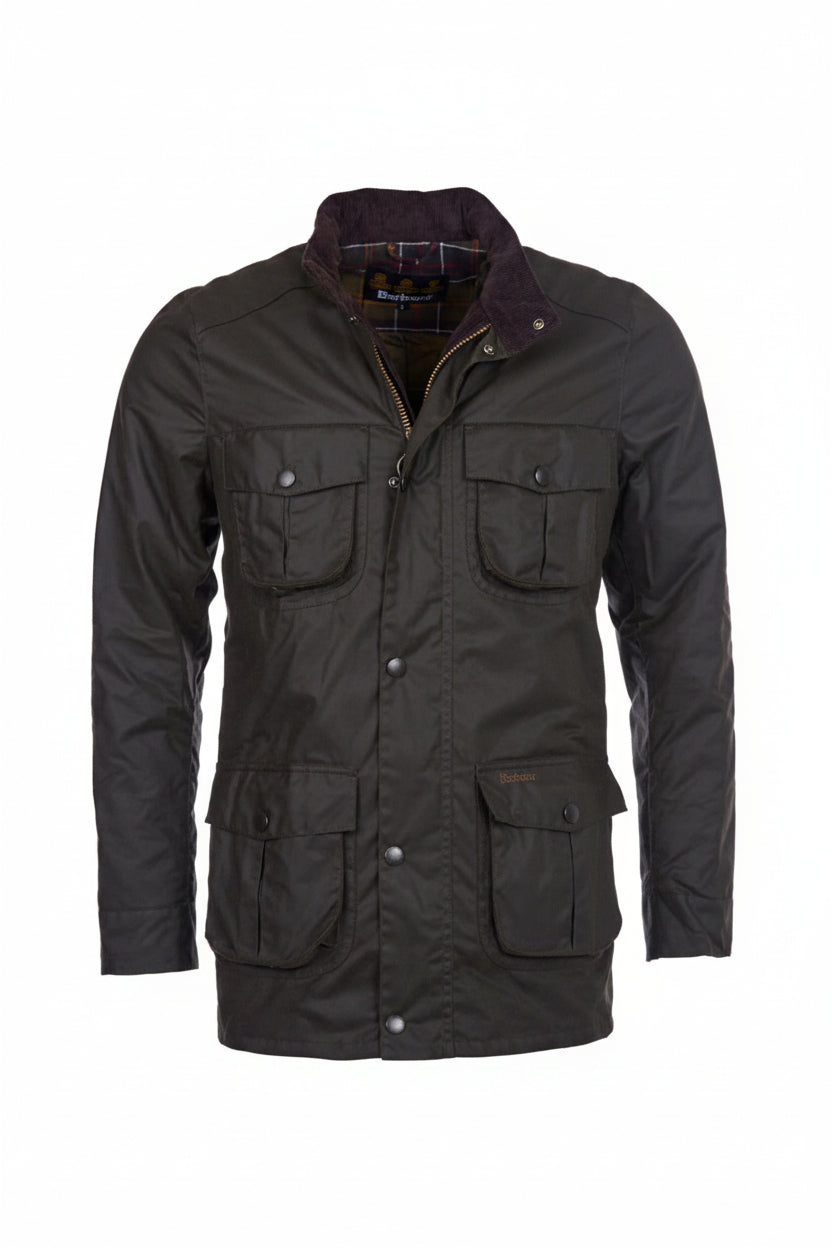 Mens Wax Jacket - Olive