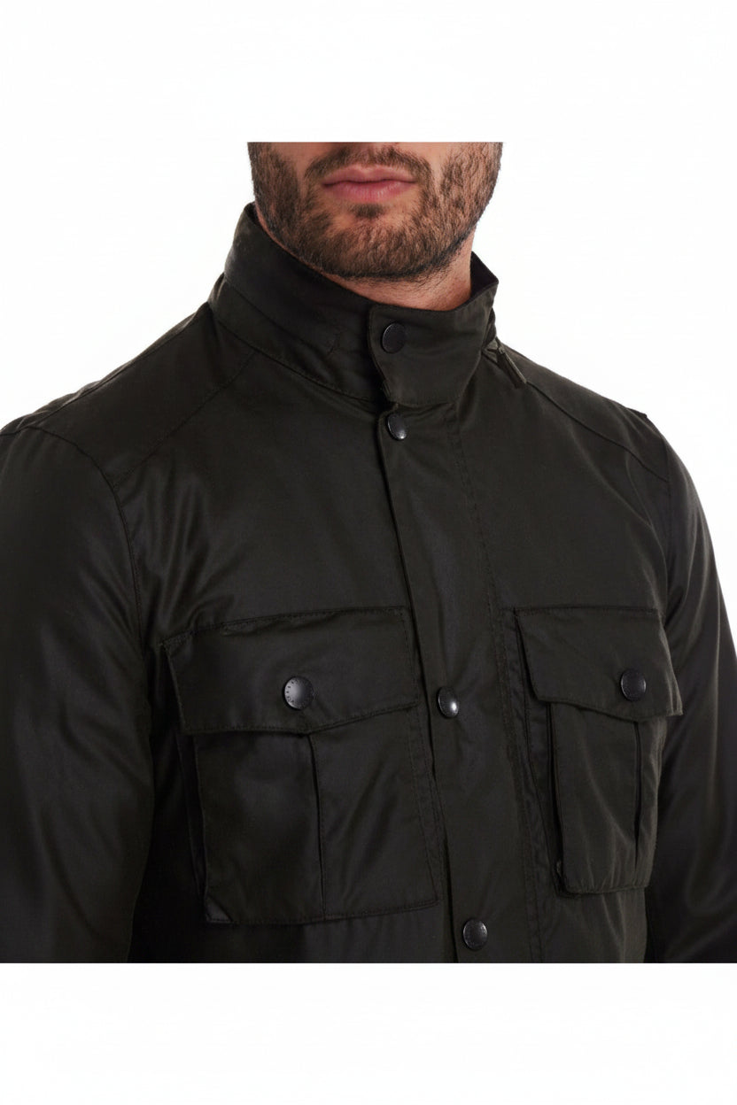 Mens Wax Jacket - Olive