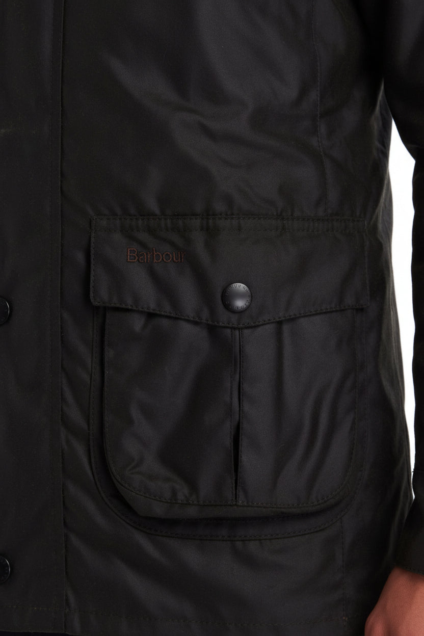 Mens Wax Jacket - Olive