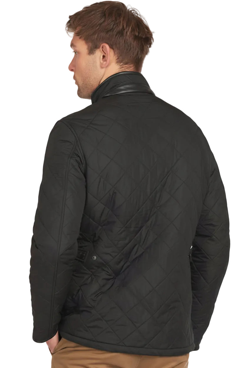 Mens Quilted Jacket - Black