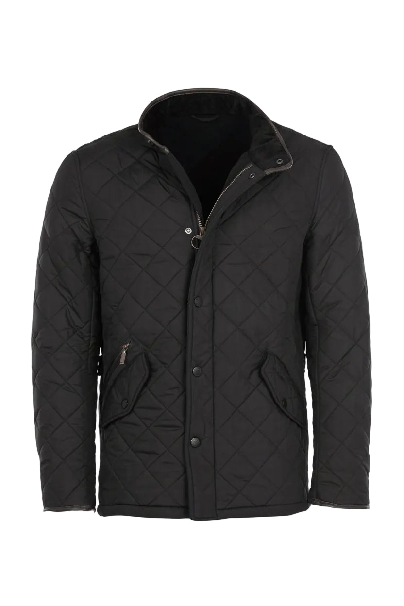 Mens Quilted Jacket - Black