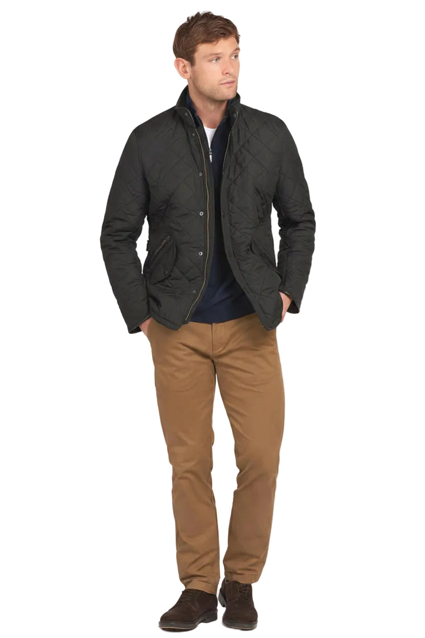 Mens Quilted Jacket - Black